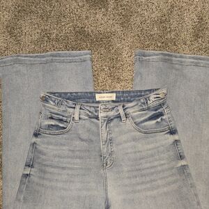 Wide Leg Light Blue Jeans